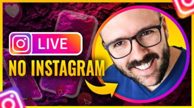 COMO FAZER LIVE NO INSTAGRAM, no celular, no computador, em dupla, salvar live, passo a passo