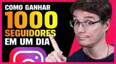 3 DICAS RÁPIDAS PARA GANHAR 1000 SEGUIDORES NO INSTAGRAM EM UM DIA