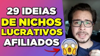 29 Ideias de Nichos LUCRATIVOS Para Vender na Hotmart, Monetizze e Eduzz