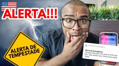 ALERTA DE TEMPESTADE NOS ESTADOS UNIDOS /TIAGO FONSECA