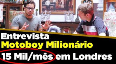 Como abrir um Negócio Lucrativo com BAIXO Investimento - Entrevista com Motoboy Milionário