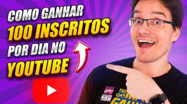 COMO CRESCER NO YOUTUBE 2021 E GANHAR 100 INSCRITOS POR DIA