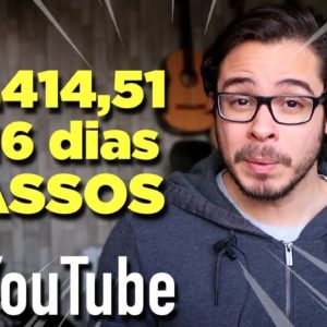 Como Ganhar Dinheiro no YouTube (R$ 1.414,51 em 16 dias na Internet!)