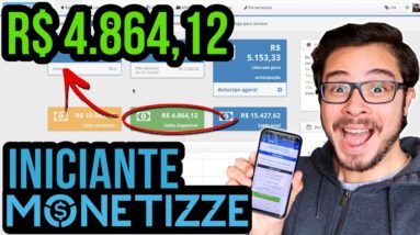 Afiliado Monetizze: Como saquei R$ 4.864,12 na Monetizze (e como cadastrar sua conta bancária)