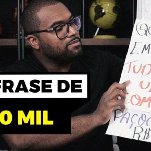 FRASE MÁGICA QUE GERA 10 MIL REAIS (DINHEIRO HONESTO) || Tiago Fonseca