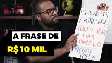 FRASE MÁGICA QUE GERA 10 MIL REAIS (DINHEIRO HONESTO) || Tiago Fonseca