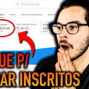 HACK de Como Ganhar 1.000 Inscritos no YouTube no 1º dia!