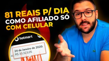 Como Ganhar R$ 81,00 Por Dia na INTERNET com CELULAR | Aula 100% Completa, Garantido