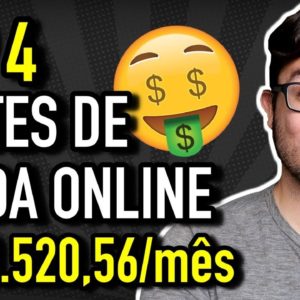 Como Ganhar Dinheiro na Internet: Minhas 4 Fontes de Renda Online (R$ 10.520,56 por mês)