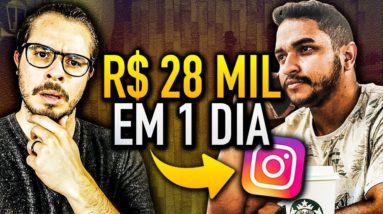 Como ele ganhou R$ 28 mil em 1 dia no Instagram (Entrevista Junior Moreira)