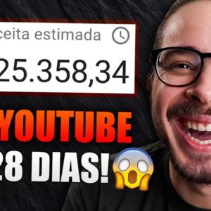 Como Ganhar Dinheiro no YouTube com Poucos Inscritos (R$ 25 mil em 28 dias!)