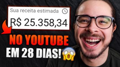 Como Ganhar Dinheiro no YouTube com Poucos Inscritos (R$ 25 mil em 28 dias!)