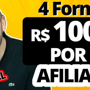 GANHAR R$ 100,00 POR DIA COMO AFILIADO | 4 Estratégias | Provei Na Minha Conta