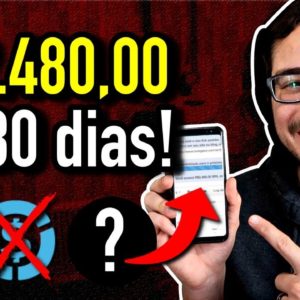 Afiliado: Como Ganhei R$ 2.480,00 em 30 dias SEM Vender na Hotmart, Monetizze ou Eduzz!