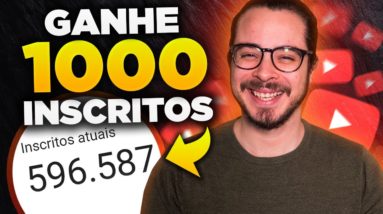 Quantos vídeos publicar p/ Ganhar 1.000 Inscritos no YouTube?