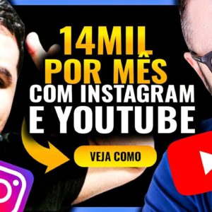 Ele Contou Tudo, 14 MIL por Mês com INSTAGRAM e YOUTUBE sendo AFILIADO HOTMART