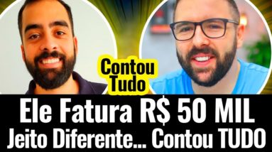 Aluno Fatura 50 Mil Por Mês na Internet de um Jeito Diferente e Nos CONTOU TUDO