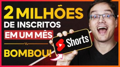 SHORTS: ESSE CARA GANHOU 2 MILHÕES DE INSCRITOS EM UM MÊS