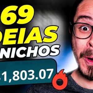 69 ideias de Nichos LUCRATIVOS p/ ganhar dinheiro na internet (+PDF Grátis)