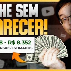 QUANTO SE GANHA NO YOUTUBE SEM APARECER? [R$10 mil com 100 views]