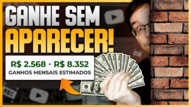 QUANTO SE GANHA NO YOUTUBE SEM APARECER? [R$10 mil com 100 views]