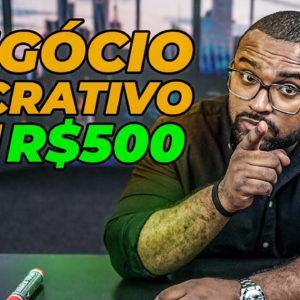 NEGÓCIO LUCRATIVO PARA VOCÊ COMEÇAR COM MENOS DE 500 REAIS | Tiago Fonseca