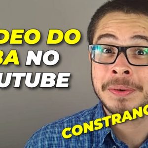 Primeiro vídeo do Joba no YouTube é pura vergonha alheia!! 😂