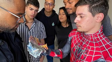 #10 De 0 a R$1.000 Reais em uma semana vestido de Homem Aranha | Desafio do zero a Mil em uma semana