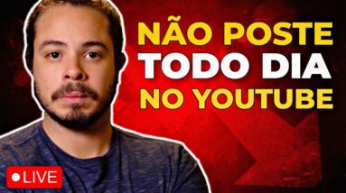 Precisa postar todo dia para crescer no YouTube? (Q&A) - Lives de Segunda #11