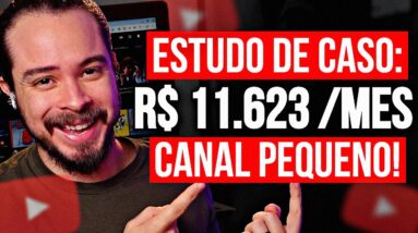 Tutorial de Como Ganhar Dinheiro no YouTube com canais pequenos 🤑 (Estudo de Caso)