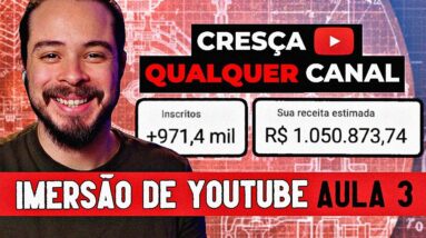 Como qualquer um pode vencer a concorrência e crescer no YouTube - Aula 3