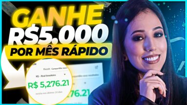 Técnica PODEROSA de Marketing Digital Para Ganhar Dinheiro RÁPIDO e Faturar R$5.000,00 Por mês!