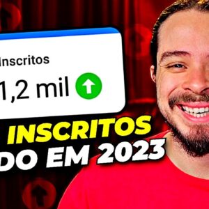 Como ganhar 1.000 inscritos RÁPIDO no YouTube em 2023 - Live #27