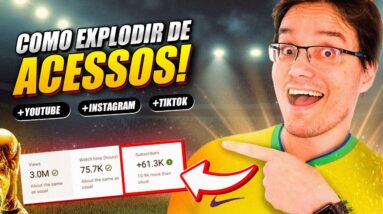 COPA DO MUNDO: COMO EXPLODIR DE ACESSOS NO YOUTUBE, INSTAGRAM E TIKTOK?