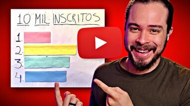 Como ganhei meus primeiros 10 mil inscritos no YouTube - Live #30