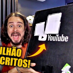 Como crescer no YouTube em 2023 + Abrindo placa de 1 Milhão de Inscritos! - Live #29