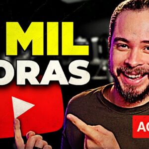 Como bater as 4 MIL HORAS da Monetização | Live aberta p/ perguntas #38