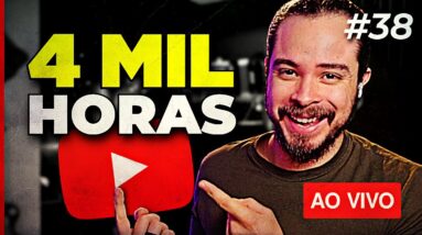 Como bater as 4 MIL HORAS da Monetização | Live aberta p/ perguntas #38