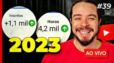 Como monetizar o canal rápido: Live aberta p/ perguntas #39