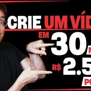 CRIANDO UM VÍDEO EM 30 MINUTOS QUE TE GERA R$ 2.500,00 POR MÊS [Passo a passo] - Episódio 3