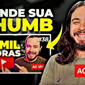 Analisando Thumbnails de inscritos | Live aberta p/ perguntas #45