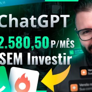 Como ganhar R$ 180 POR DIA com Chat GPT Rápido e Sem Investir Nada