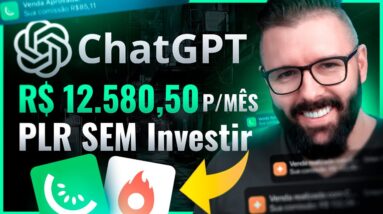 Como ganhar R$ 180 POR DIA com Chat GPT Rápido e Sem Investir Nada