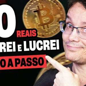 COMPREI 50 REAIS EM BITCOIN E JÁ LUCREI [PASSO A PASSO]