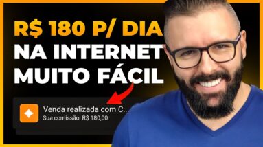 R$180 p/ Dia na Internet | Método Rápido e Fácil para Ganhar Dinheiro na Internet do Zero