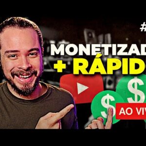 Atalhos p/ alcançar as 4 MIL HORAS da monetização | Live aberta p/ perguntas #46