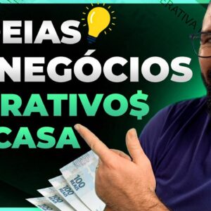 7 NEGÓCIOS p/ COMEÇAR NA INTERNET SEM INVESTIR NADA (Negócios em Casa Sem Investir)