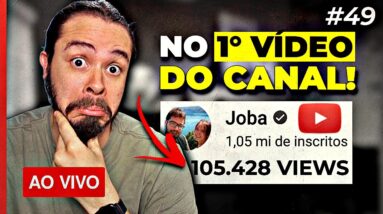 Nunca fale isso no PRIMEIRO VÍDEO do canal | Live aberta p/ perguntas #49