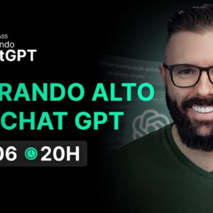 🔴 Master Class Chat GPT - Super Aula Ao Vivo Te Mostrando Como Faturar Alto Usando o Chat GPT