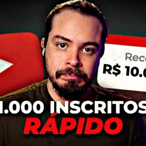 4 Passos para Ganhar 1.000 Inscritos RÁPIDO em 2023